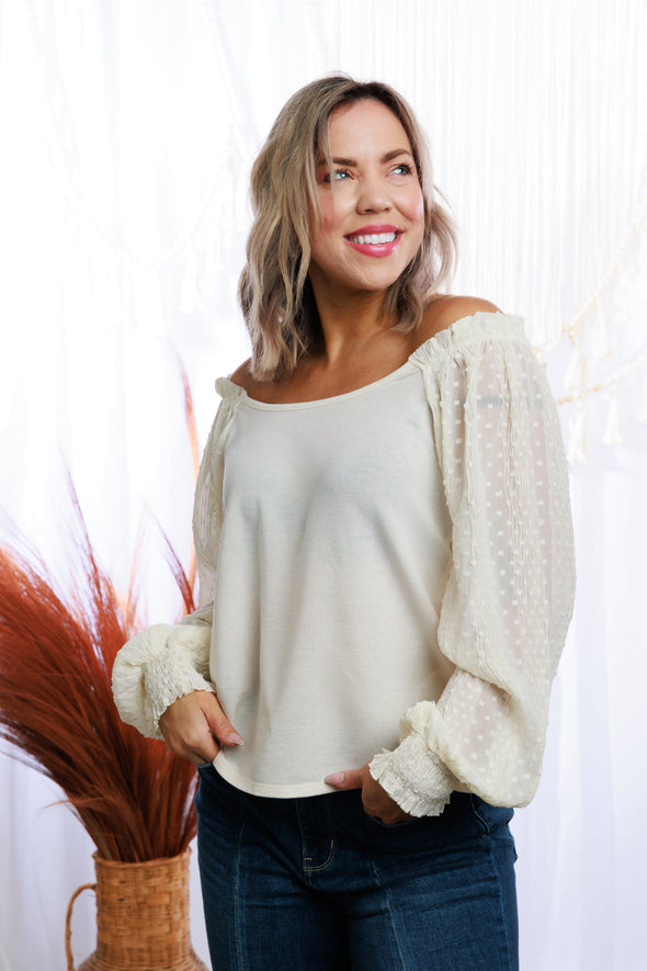 Angelic Raglan Top