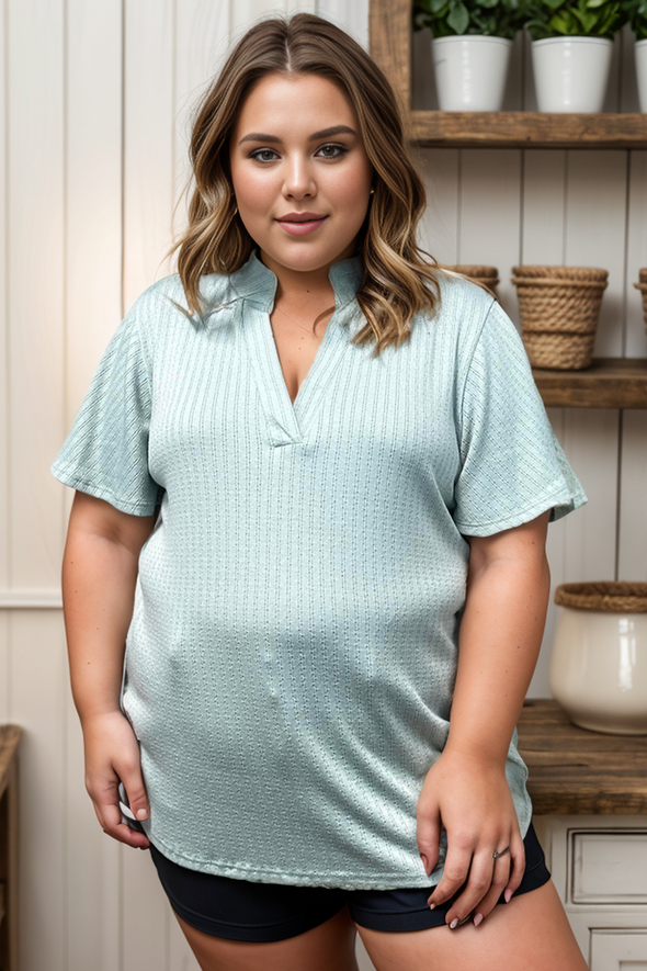 Simply Sage - Short Sleeve Gabby