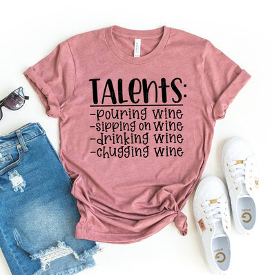 Talents Pouring Wine T-shirt