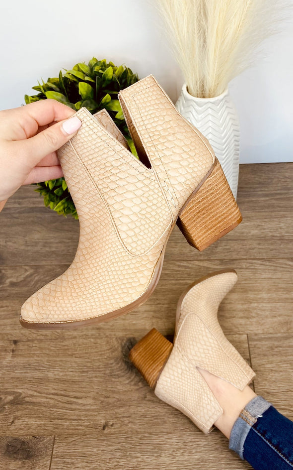 Tarim Bootie in Blush