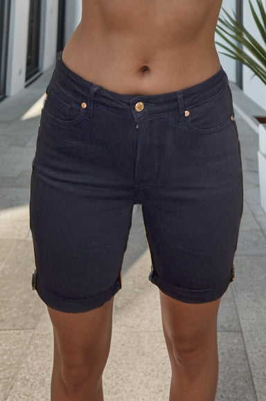 Judy Blue Tummy Control Bermuda Shorts