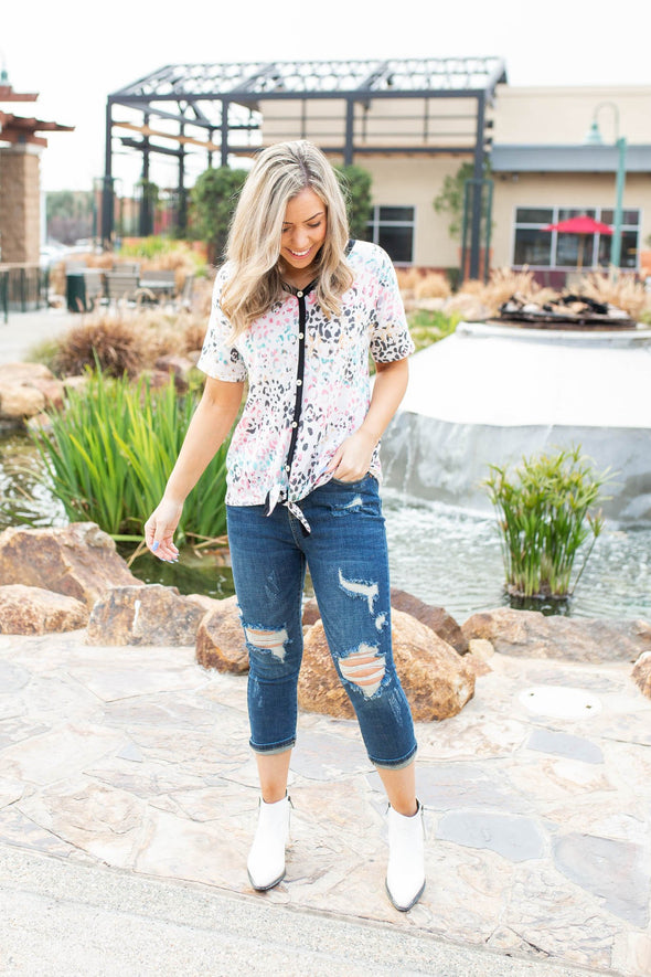 Serendipity Front Tie Top