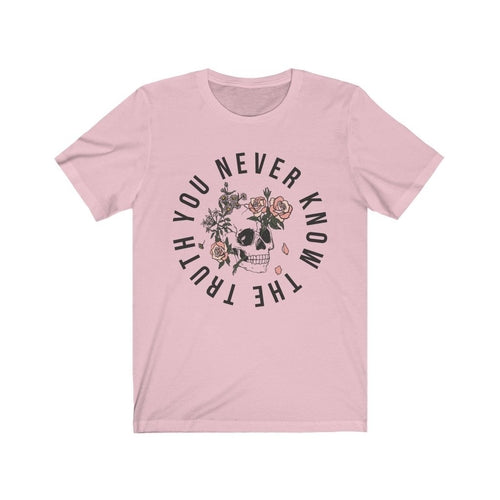 You Never Know The Truth Skull with Floral