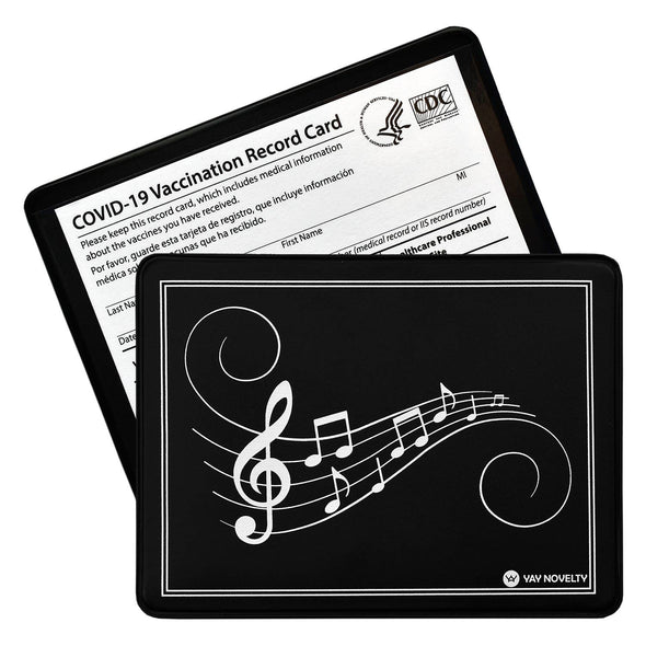 Vaccination Card Holder / Protector - Music