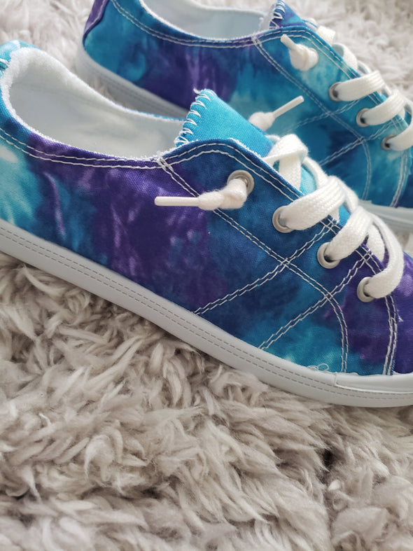 Blue/Purple Tie Dye