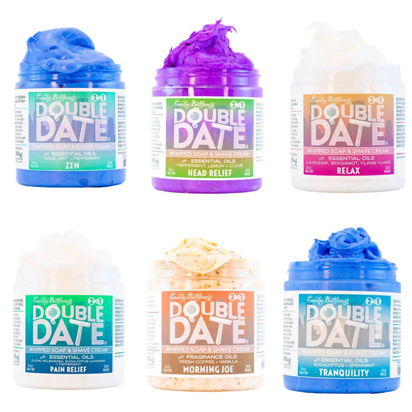 PREORDER: Whipped Soap and Shave Cream in Assorted Scents