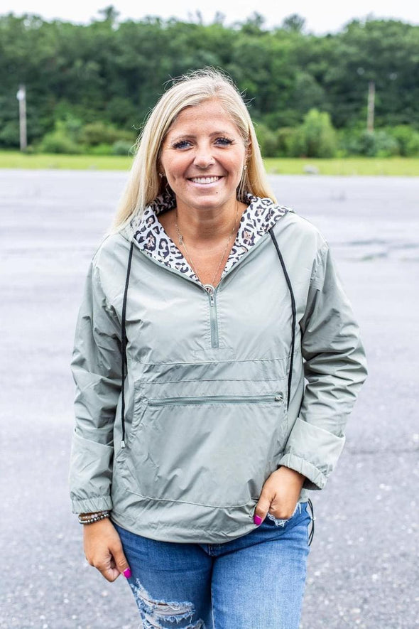 PREORDER: Abby Leopard Windbreaker in Four Colors
