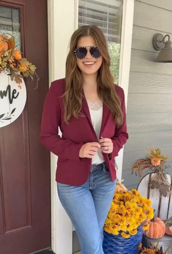 PREORDER: Peyton Blazer In Assorted Colors