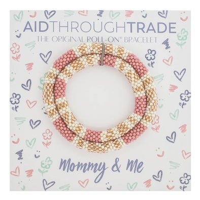 Mommy & Me Roll-On® Bracelets Desert Rose - Set of 2