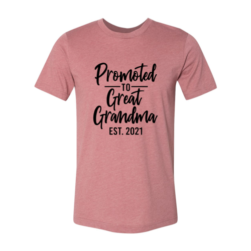 Promoted To Great Grandma Shirt