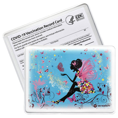 Vaccination Card Holder / Protector - Butterfly Princess