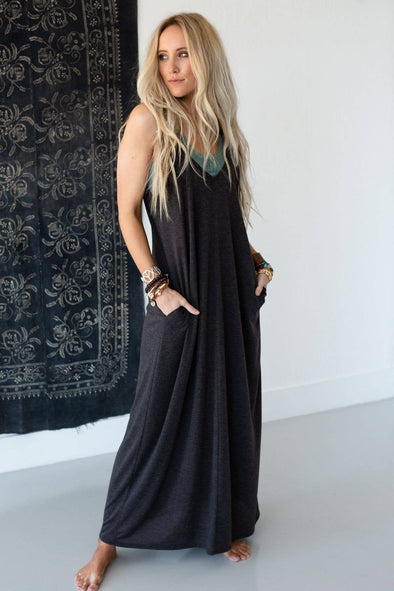 The Perfect Maxi Dress - Charcoal