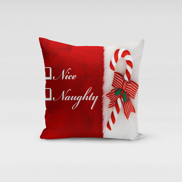 Naughty or Nice Pillow Cover