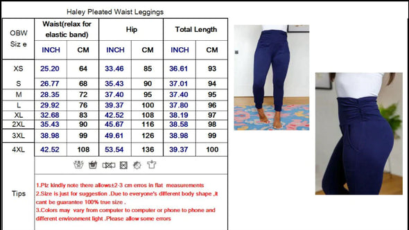 PREORDER: Haley Ruched Waist Leggings in Six Colors
