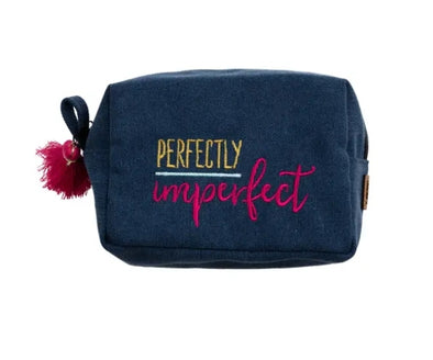 "Perfectly Imperfect" Tasseled Zipper Pouch