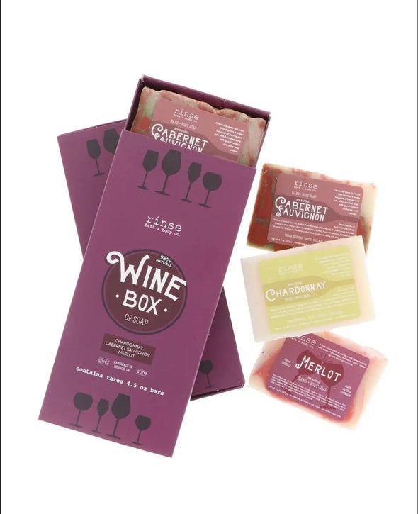 Soap Wine - Box of Wine Soap (3 bars)
