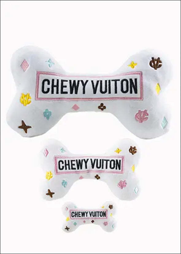 White Chewy Vuiton Bones