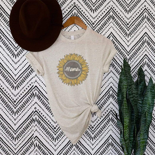 Sunflower Mama Graphic T-Shirt - ML136