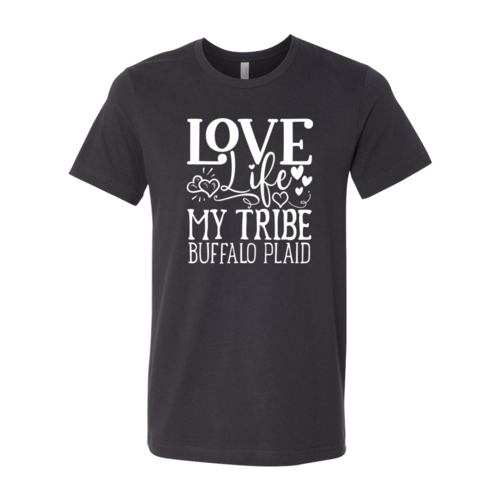 Love Life My Tribe Buffalo Plaid Shirt