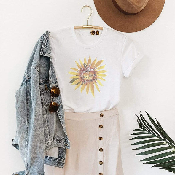 Be A Sunflower Graphic T-Shirt - IN141