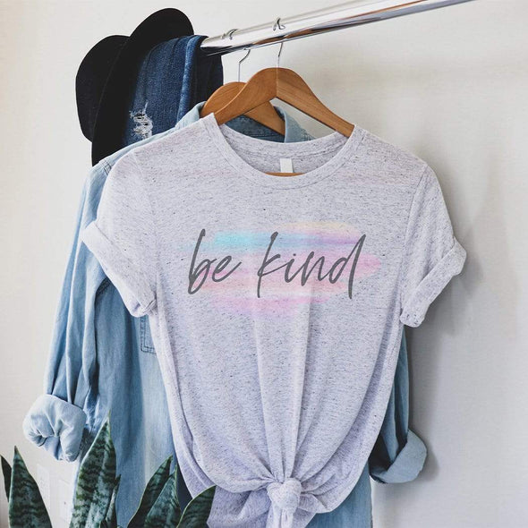 Be Kind Watercolor Graphic T-Shirt