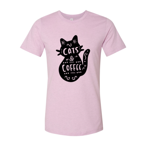 DT0176 Cat And Coffee Shirt