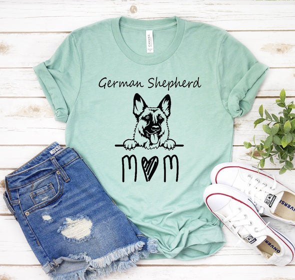 German Shepherd Mom T-shirt