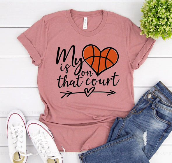 My Heart Is In That Court T-shirt