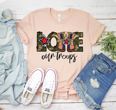 Love Our Troops T-shirt