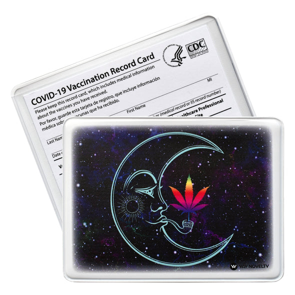 Vaccination Card Holder / Protector - Over the Moon
