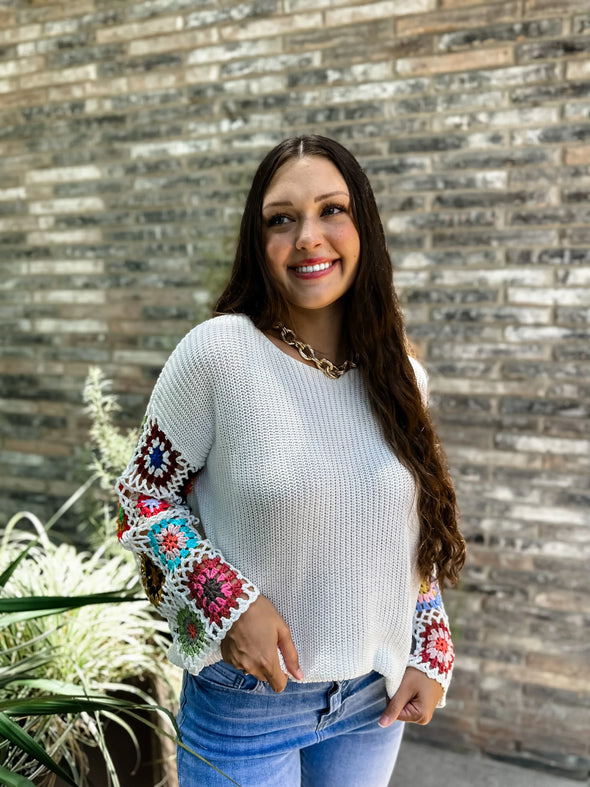 PREORDER: Indie Crochet Top In Assorted Colors