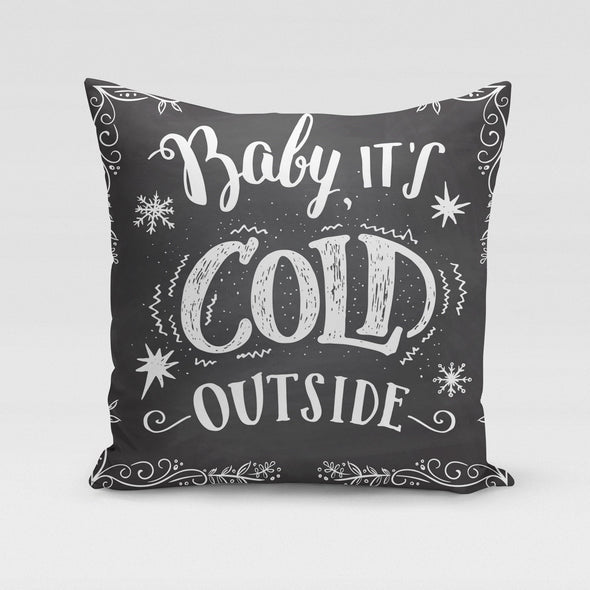 Cold Outside Pillow Cover